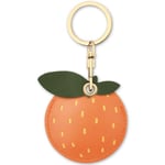 AXFEE Airtag Porte Clé, Mignon PU Étuis pour Apple AirTag, Portable Key Finder pour Clés Enfants Animaux de Compagnie, [ Porte- Clés Contrôle d'Accès] (Airtag Non Inclus) (Style Orange)