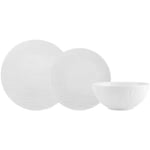 Karaca Ripple pour 6 personnes Set de vaisselle, 24 pièces Porcelaine élégante, Assiettes à manger et à dessert, Bols, Assiettes à soupe