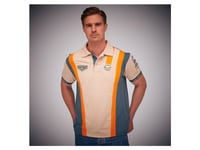 Gulf Racing Pro Polo-Shirt. Retro Sandfarvet M