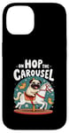 iPhone 14 Pug Owner Pug Love On Hop The Carousel for Pug Lover Case