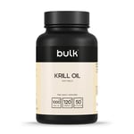 Bulk Krill Oil Softgels, 500 mg, Pack of 180, 180 Servings, Packaging May Vary