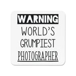 Warning World's Grumpiest Photographer Fridge Magnet Awesome Best Camera Funny