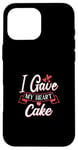 Coque pour iPhone 16 Pro Max I Gave My Heart To Cake – Cake Lover Valentine's Day