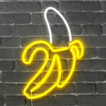 Skylantern - Neon Banane 47 cm avec Interrupteur - Prise Secteur - Néon led pour Décoration Chambre Enfant ou Déco Neon Bar - Lampe Néon led Banane