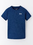 UNDER ARMOUR Boys Training Tech Textured T-shirt - Blue, Blue, Size Xs