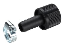 Gardena Suction Hose Connector Piece 19 mm (3/4 Inch ) Pump Connection Piece with the Hose Clamp to the Vacuum-Tight Connection to the Suction Hose (1723-20)