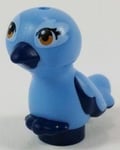 Friends LEGO Minifigure Baby Bird Sitting Medium Blue Mimi Cinnamon Animal