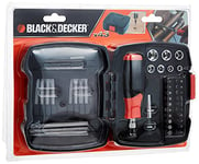 Black + Decker A7175 Hand Ratchet Set with Screwdriver Bits and Box Nuts 43-Piece