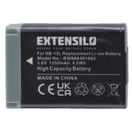 Batterie pour Canon PowerShot G5 X G1 X Mark III G5X Mark II G7 X 1250mAh