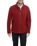 Tommy Hilfiger Men's Lightweight Polar Fleece Jacket, Red, M