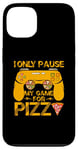 iPhone 13 I Only Pause My Game For Pizza Vintage Case