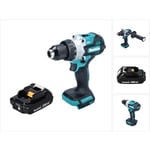 Dhp 486 A1 Perceuse-visseuse à percussion sans fil 18 v 130 Nm Brushless + 1x batterie 2,0 Ah - sans chargeur - Makita