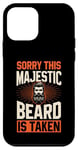 Coque pour iPhone 12 mini Sorry This Majestic Beard Relation Status Beard