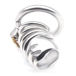 Luckly77 Bstinence Stimulation SM Adult Interest Products Lock Essence Ring Gourd Head Metal Chastity Lock Penis Chastity Device Privacy Convenience (Size : 40mm)