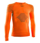X-Bionic Invent 4.0 T-Shirt Maillot de Compression Manches Longues Enfant Orange Taille 8-9