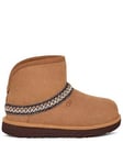 UGG Kids Classic Mini Crescent, Brown, Size 1 Older