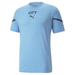 Puma Manchester City Saison 2021/22, ÉquipeHommet de Jeu, Maillot Homme, Team Light Blue-Peacoat, S