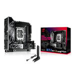 ASUS ROG Strix Z890-I Gaming WiFi, Carte mère Intel Mini-iTX, 10+1+2+1 Phases d'alimentation, Fente DDR5, PCIe 5.0, GPU de Nouvelle génération, 2 emplacements M.2, WiFi 7, AI Overclocking, AI