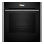 Neff B54CR71N0B - Slide and hide® N70 Series Stainless steel Built in Electric Single Oven - A+ energy