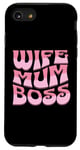 Coque pour iPhone SE (2020) / 7 / 8 Mums the Boss – Cadeau mignon pour la fête des mères