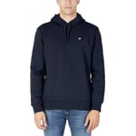 Napapijri Bleu Coton Homme Pull Authentic