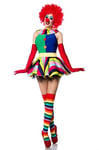 Mask Paradise Atixo Clown Girl Kit complet Multicolore Taille Atixo : 2XL