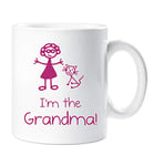 60 Second Makeover Limited Chat I'M The Grand-Maman Tasse Famille Cadeau Neuf Papa Neuf Bébé Cadeau Tasse en Céramique Animal Domestic