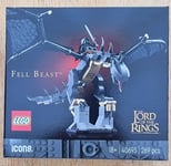 LEGO Exclusive Lord Of The Rings Fell Beast 40693 With Nazgul Minifig New Sealed