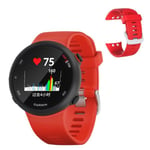 Garmin Forerunner 45 silicone watch band - Red Röd