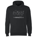 Star Wars The Mandalorian Helmets Line Art Hoodie - Black - XL