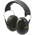 Uvex - Casque anti-bruit pliable K10 2630010 - Noir - Taille unique - Noir