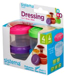 Sistema Minibox Dressing To Go 4 x 35 ml ass. farve - 4 stk - 35 ml