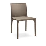 Walter Knoll - Saddle Chair 1243, Leather Saddle Clay, Synthetic Glides - Ruokapöydän tuolit - EOOS - Beige - Nahka/Metalli