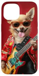 iPhone 15 Chihuahua Dog lovers Rock music Cute pets Pet Fun Case