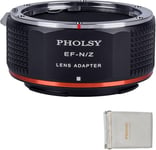 Bague d'adaptation Mise au Point Manuelle Compatible avec Utiliser Objectifs Canon EF EF-S sur Appareils Photo Nikon Z pour Nikon Z FC, Z30, Z9, Z8, Z6, Z7, Z5, Z50, Z6II, Z7II.[G1056]