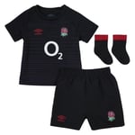 England Rugby Childrens/Kids 22/23 Alternate Umbro Football Kit - 3-6 Months