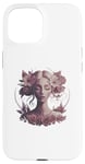 Coque pour iPhone 15 Sculpture Femme Femmes Autonomisation Fleurs