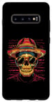 Coque pour Galaxy S10+ Sugar Skull Day Dead Squelette Halloween T-shirt graphique