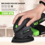 GALAX PRO Cordless Sander 20V, Detail Sanders, 20Pcs Sandpapers,12000 RPM with