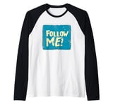 Funny Follow Me Costume Raglan Baseball Tee