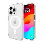 Case-Mate Coque Transparente Ultra résistante pour iPhone 15 Pro [4,9 m D3O Protection Contre Les Chutes] [Compatible avec Magsafe] Coque de téléphone Fine pour iPhone 15 Pro 6,1", résistante aux