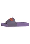 adidas Women's Adilette Shower Slides, Shadow Violet Impact Orange Violet Fusion, 4 UK