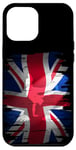 Coque pour iPhone 12 Pro Max Skater Great Britain Drapeau Board Jump Angleterre Union Jack