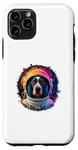 Coque pour iPhone 11 Pro Homme Femme Coloré Space Astronaute Cocker Spaniel