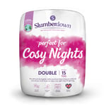 Slumberdown Cosy Nights All Seasons 15 Tog (10.5 + 4.5 Tog) Double Duvet