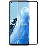 Oppo OPPO Reno8 Lite 5G Case Premium Full Cover Glass Screen Protector Black