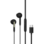 Devia In-Ear Trådbundna Hörlurar USB-C Kintone A1 Digital EM105 - Svart