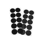 cyclingcolors Scratch Autocollant Rond Double Face Pastille Scratch Autocollant Crochets Boucles Création Couture Carterie DIY Artisanat 10 paires 35mm, noir