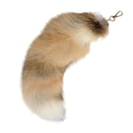 Therian Tail Plysch Nyckelring Långt Hänge Cosplay Tail Djur Nyckelring 38-40CM B