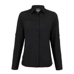 Craghoppers Womens/Ladies Expert Kiwi Long-Sleeved Shirt (Black) - Size 18 UK